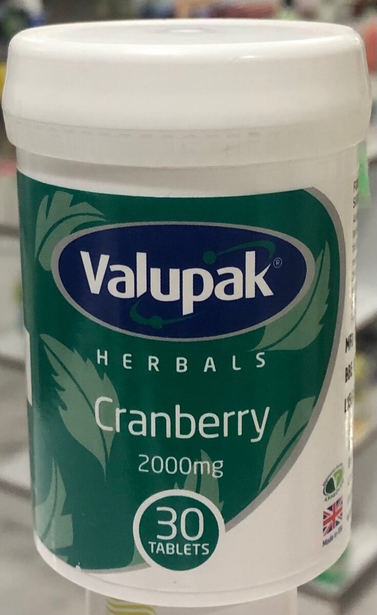 VALUPAK  CRANBERRY 2000MG