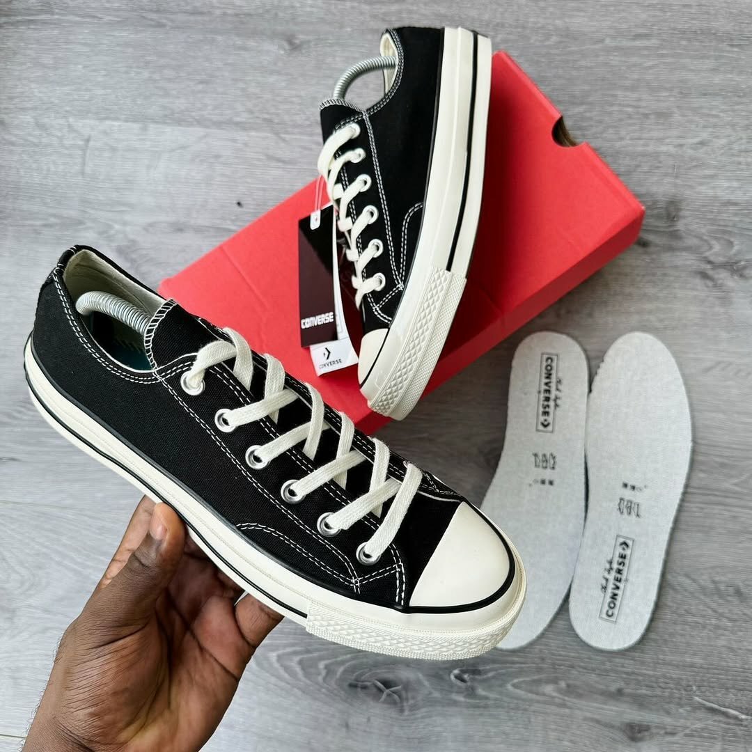 Baskets noires classiques