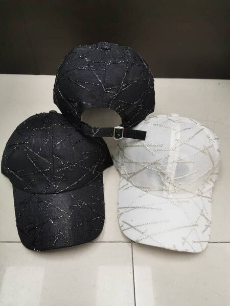 Casquettes ajustables mode paillettes