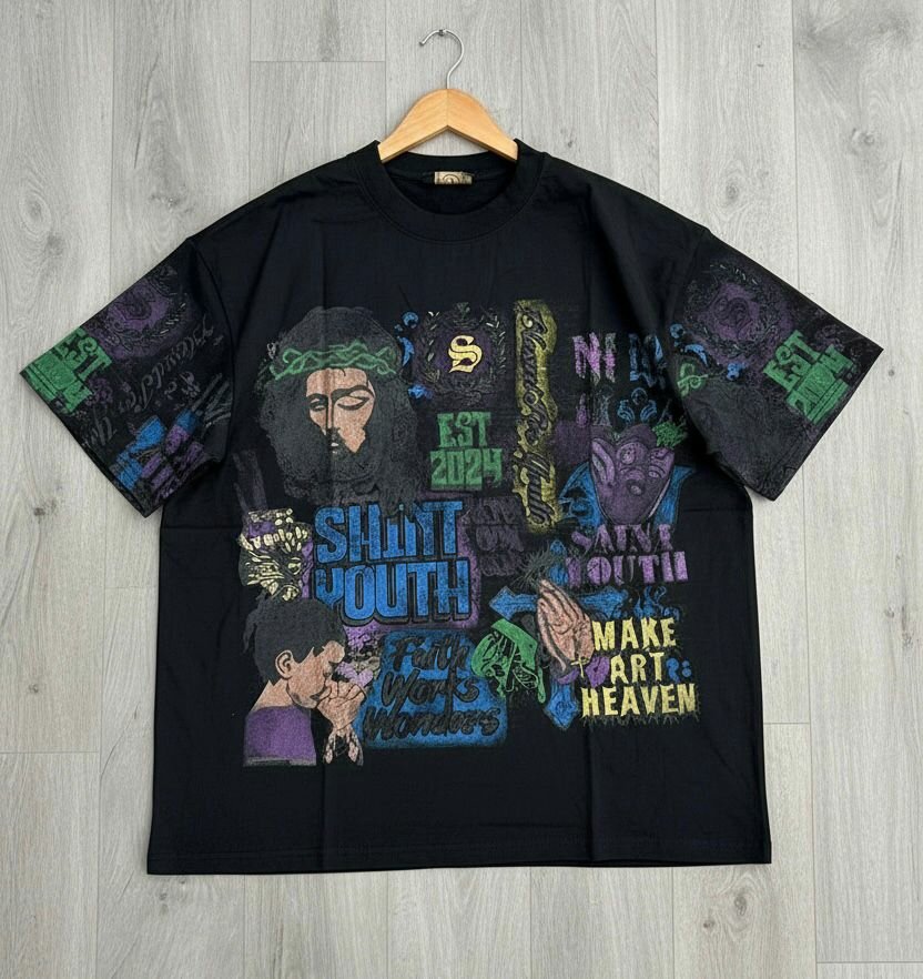 T-shirt streetwear graphique