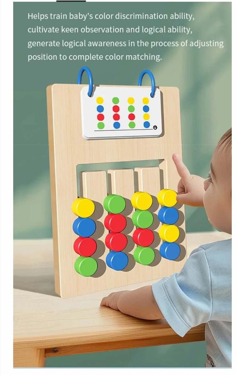 Jeu éducatif de tri des couleurs