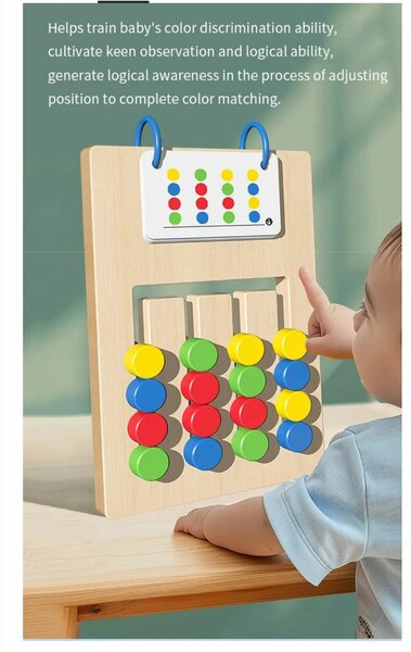 Jeu éducatif de tri des couleurs