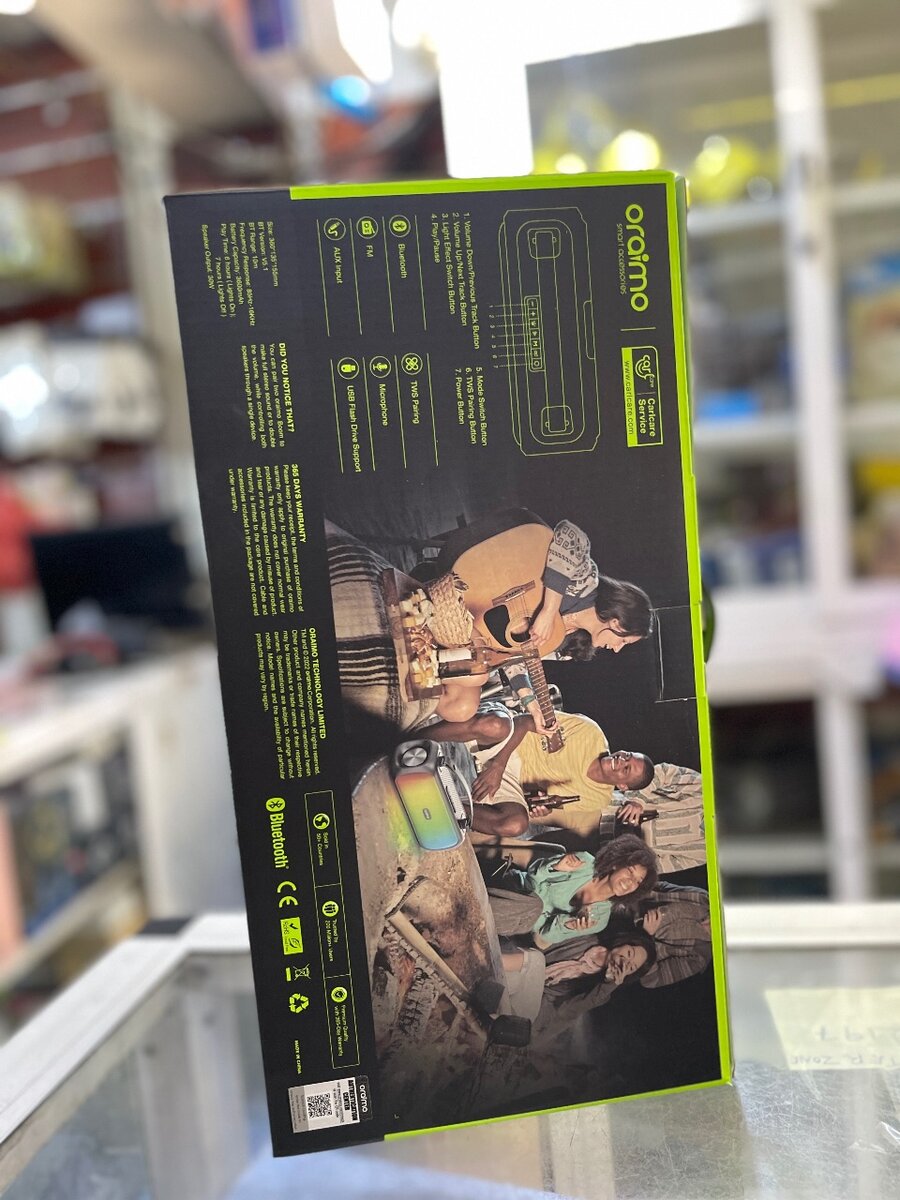 Oraimo Go Boom wireless boombox speaker