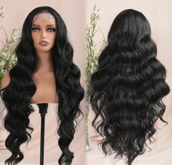 Perruque ondulée longue