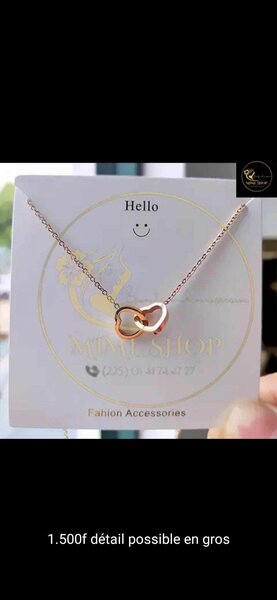 Collier et chaîne inoxydable