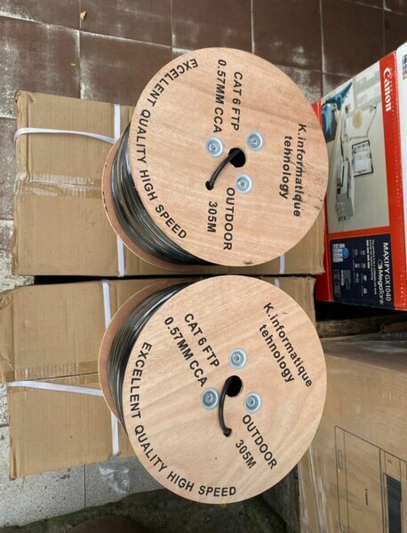 Bobine câble réseau CAT6 FTP 305m