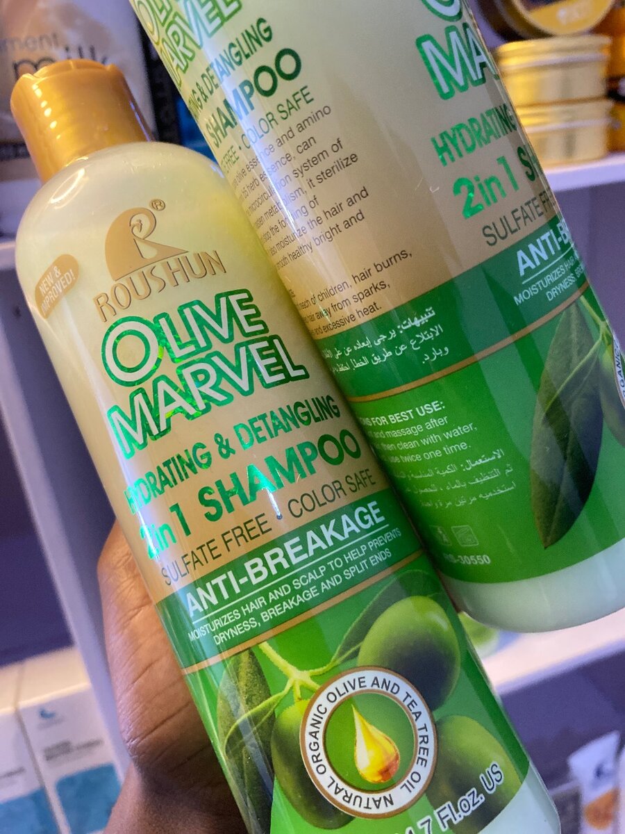 2in1 olive hair shampoo and conditioner
