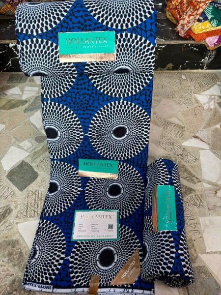 Pagne hollantex  Bleu