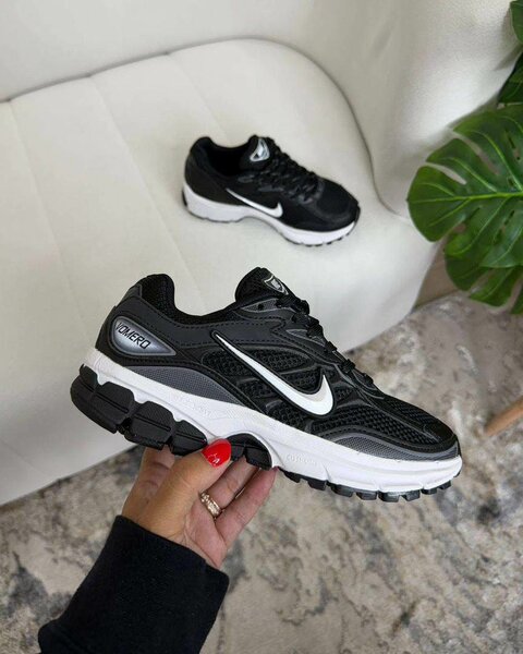 Chaussures Nike Waffle noir et blanc