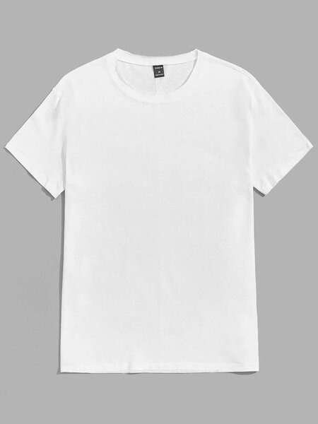 T-Shirt Blanc Classique Unisexe