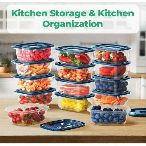 Boîte à Déjeuner 14 Pièces, Boîte à Déjeuner Rectangulaire J