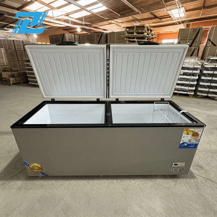 Congélateur coffre professionnel double porte