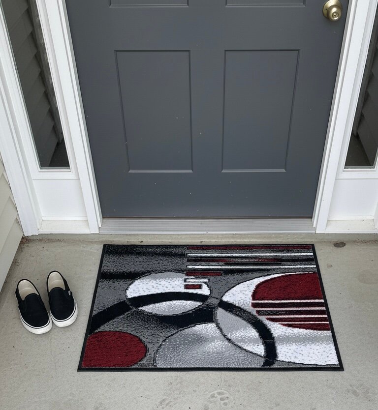 Tapis d'entrée moderne antidérapant