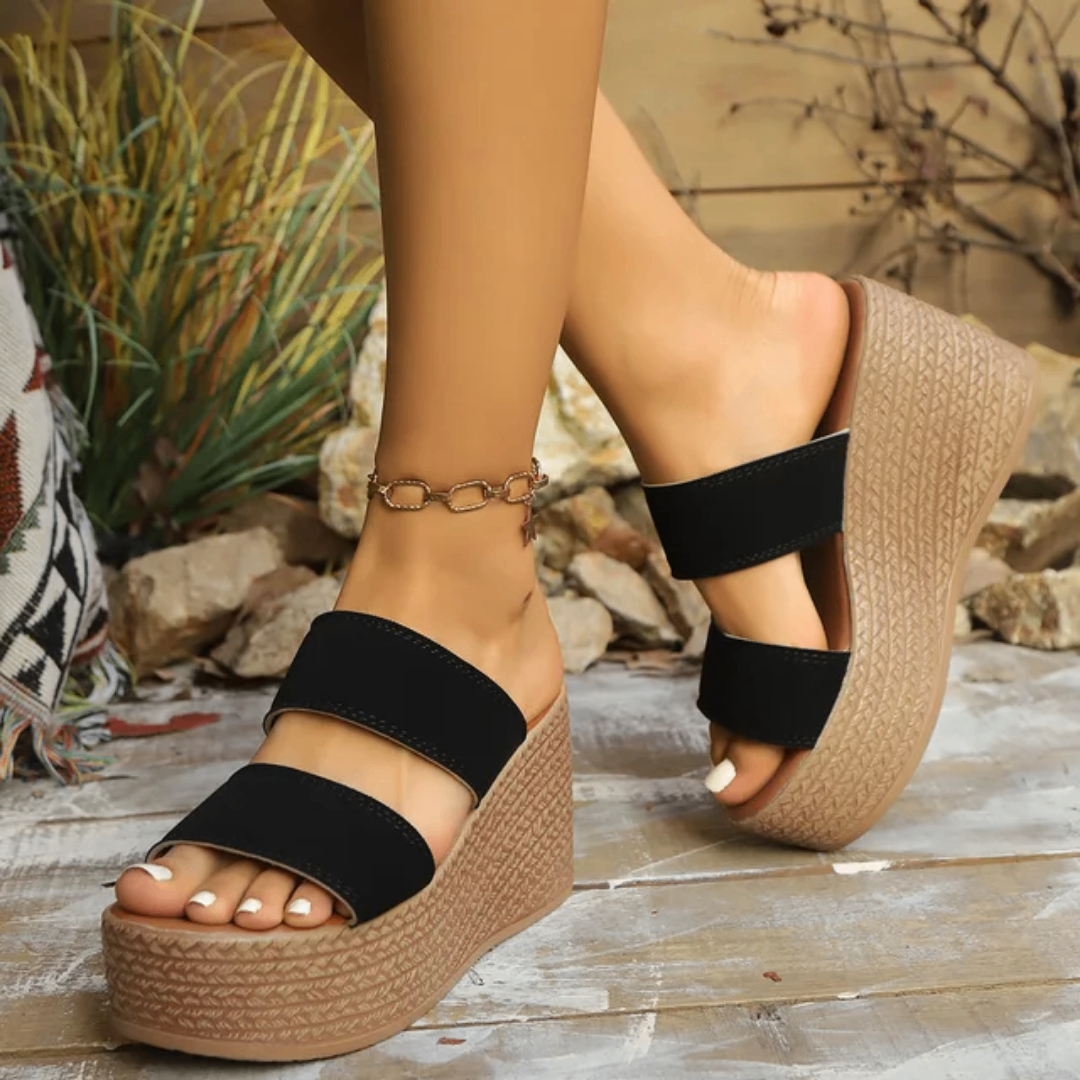 Sandales Compensées Élégantes