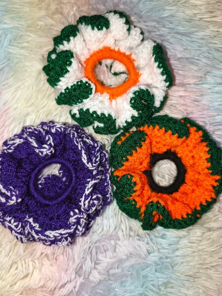 3 Élastiques à cheveux crochet