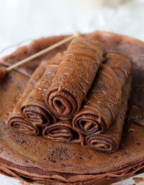 Crêpes roulées gourmandes