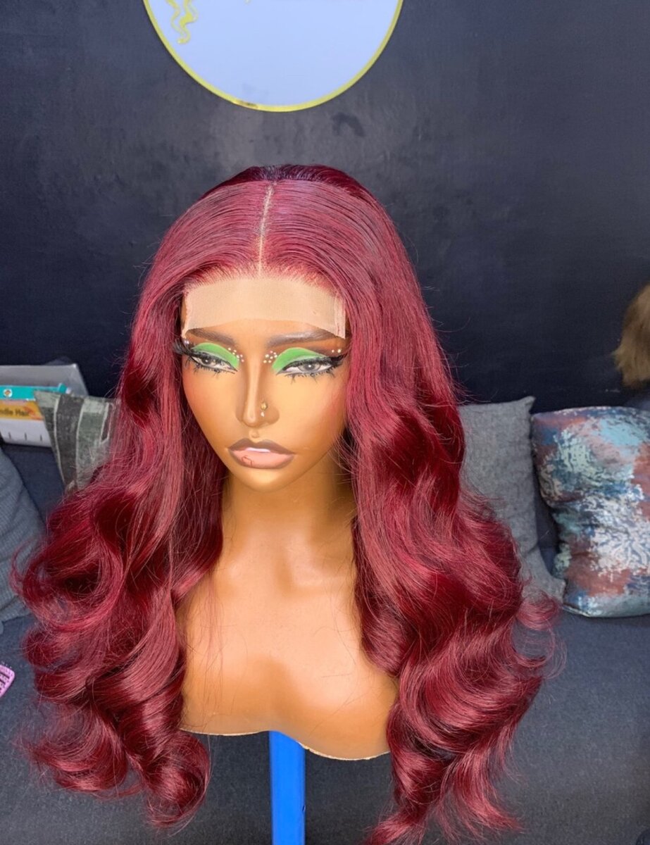 Burgundy wig...All colors available