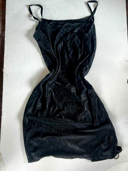 Elegant Black Slip Dress