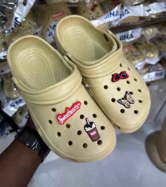 crocs for women, beige