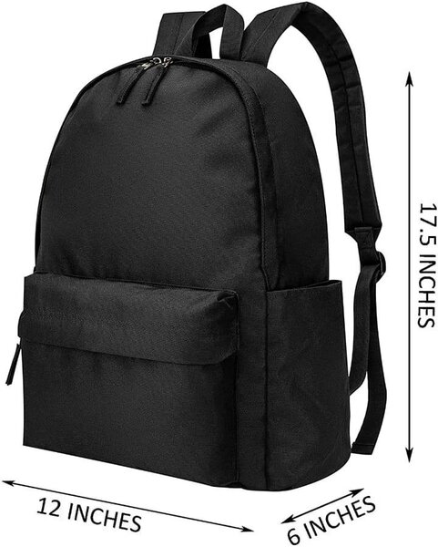 Sac à dos noir imperméable pour randonnée