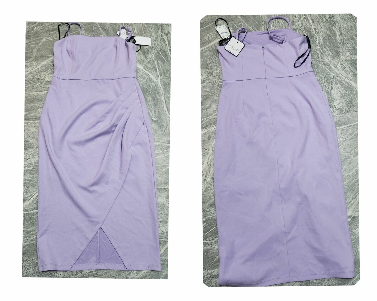 Laundry by Shelli Segal Women's Asymmetrical Midi Dress