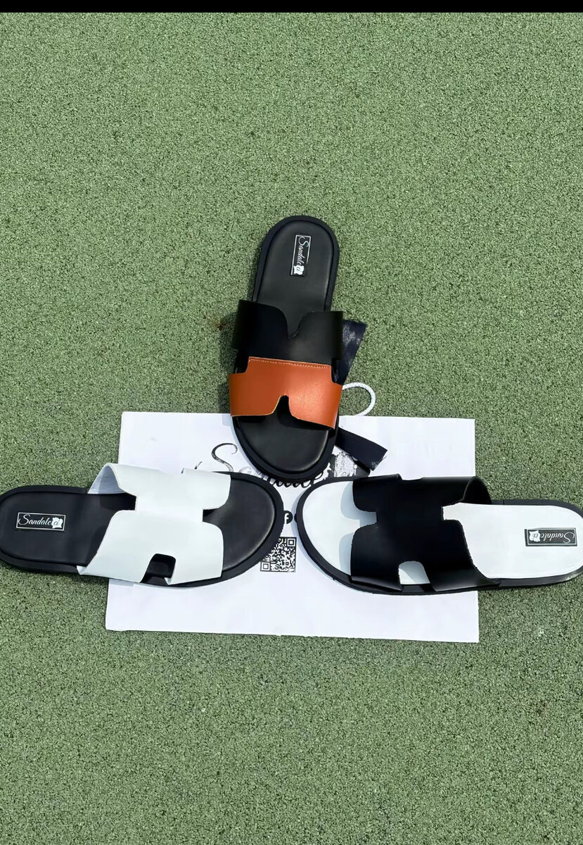 Sandales en cuir pour homme