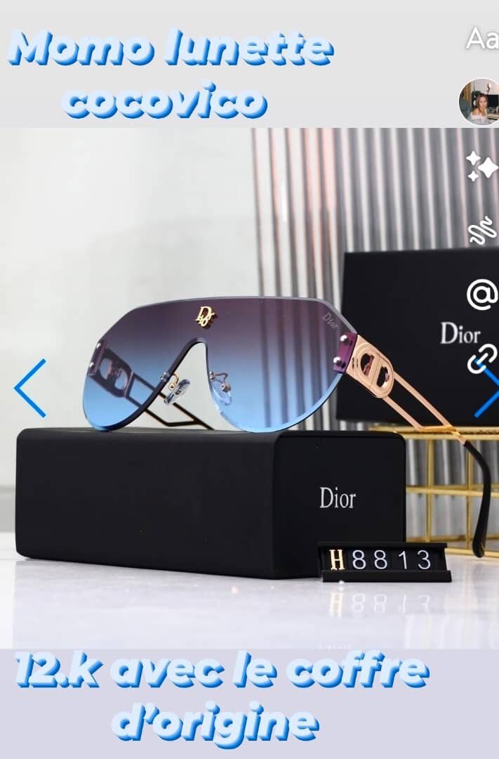 Lunettes de soleil Dior élégantes