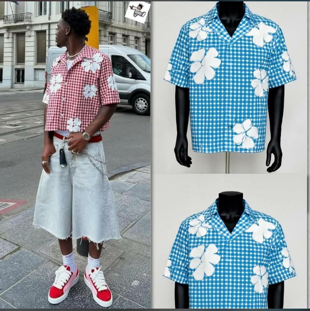 Chemise estivale à fleurs