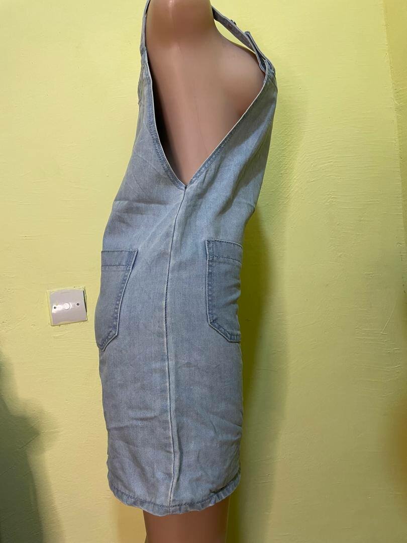 Robe en jean à poches