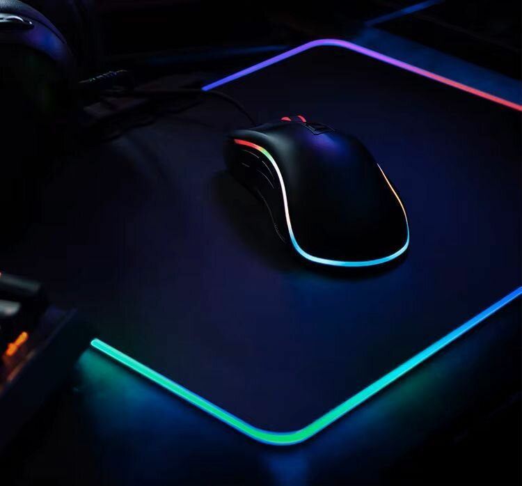 Tapis de souris RGB lumineux