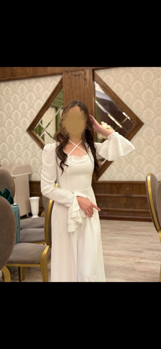 Платье белое