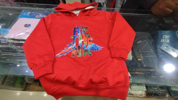 Boys hoodie red colour