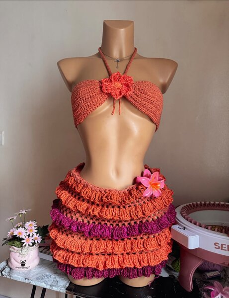 Ensemble de bikini crochet