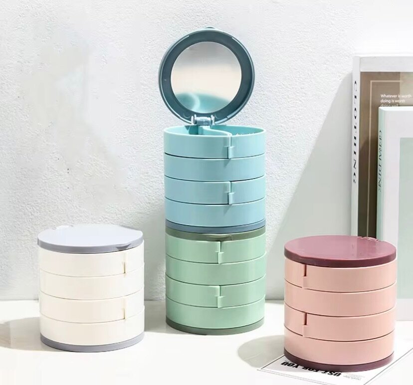 Boîte à bijoux rotable