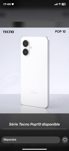 Tecno Pop 10 Smartphone
