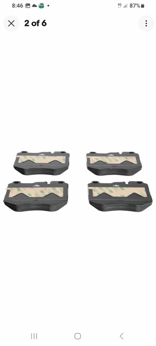 Benz C-class front brake pad