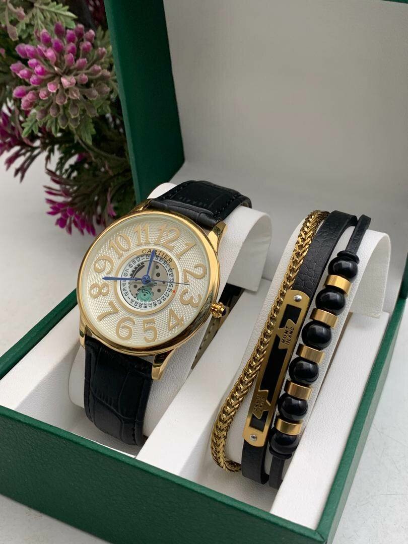 Cartier watch and bracelet