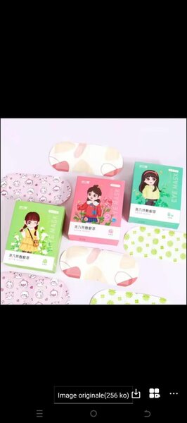 Masque Chauffant pour Yeux