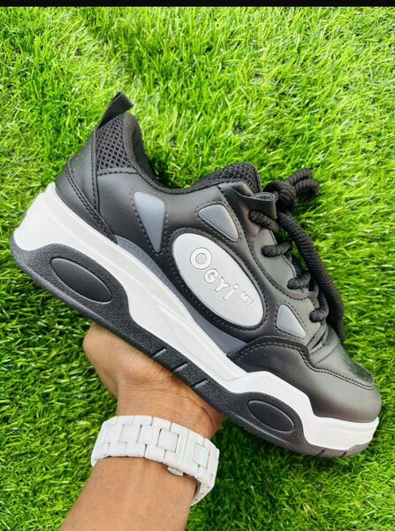 Baskets élégantes en cuir