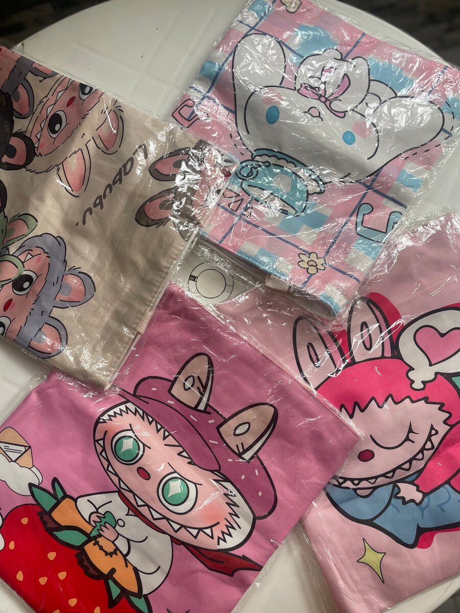Sac cabas avec imprimé mignon