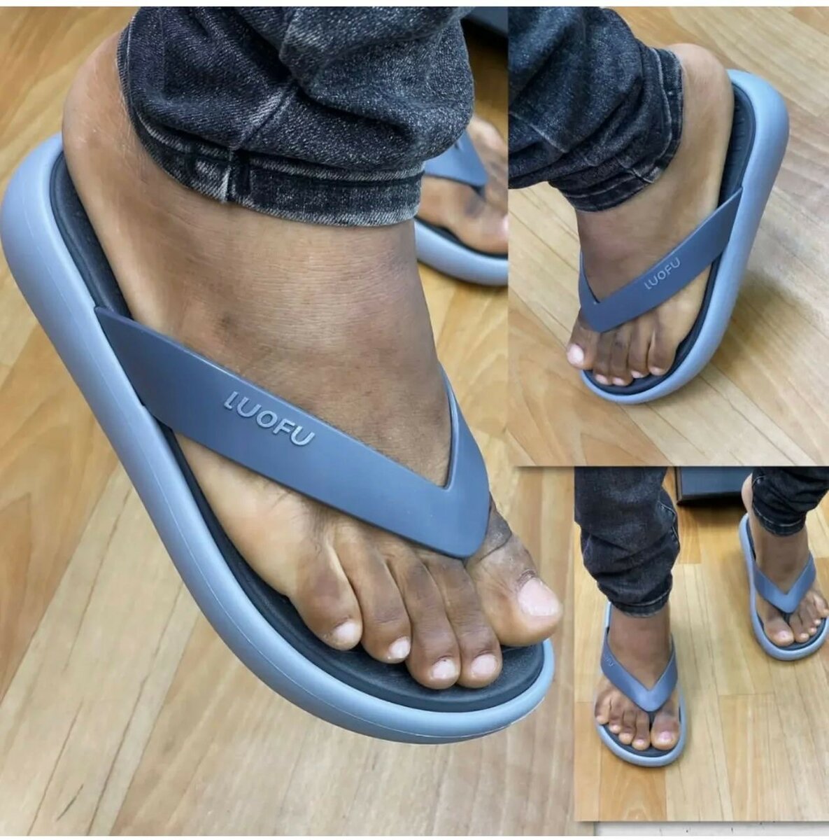 Tongs confort Luofu pour hommes