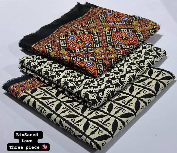 Bin saeed printed lawn