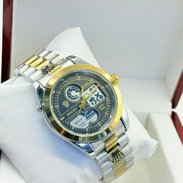 Montre Mixte Luxe Dorée