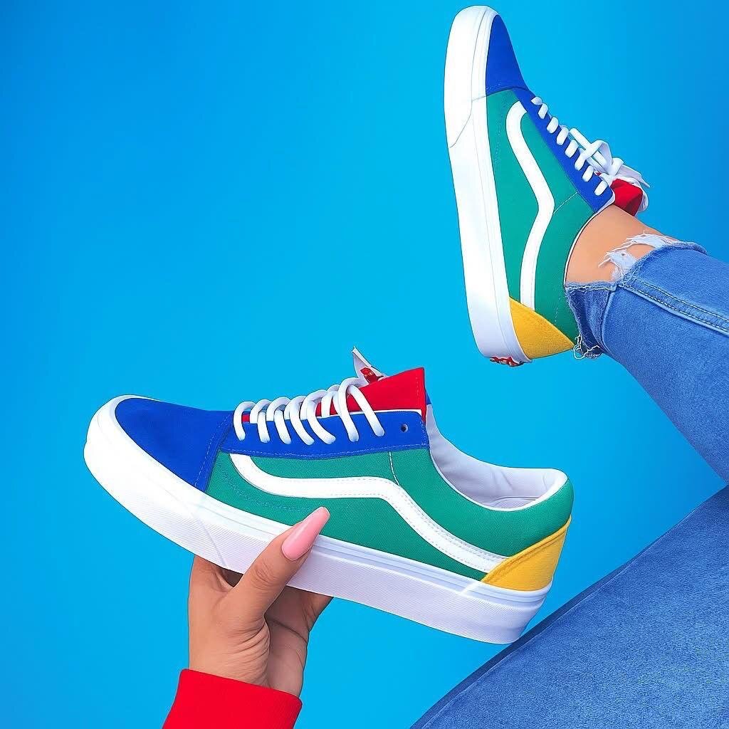 Sneakers colorés unisexes