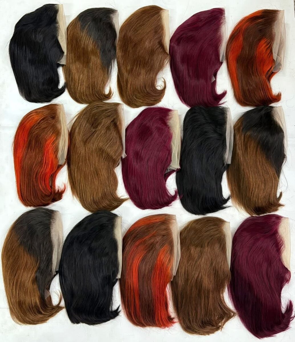 Perruque en cheveux naturels