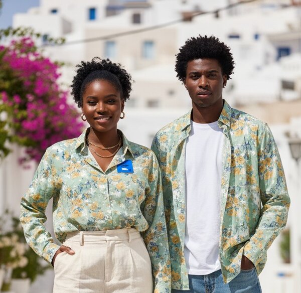 Chemise mandala unisex