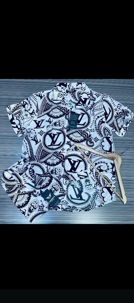 Ensemble chemise et short imprimé