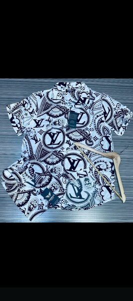 Ensemble chemise et short imprimé