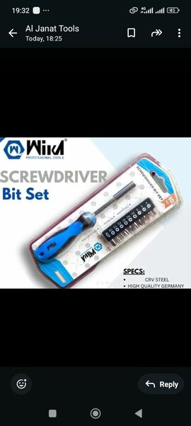 Screwdriver for all purpose