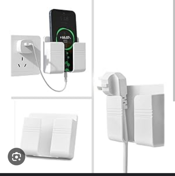 Wall mount cell phone holder